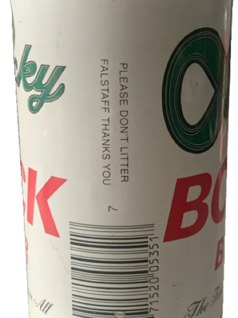 Vintage Beer Can Lucky Bock Beer The Finest of Them All Empty Aluminum Can